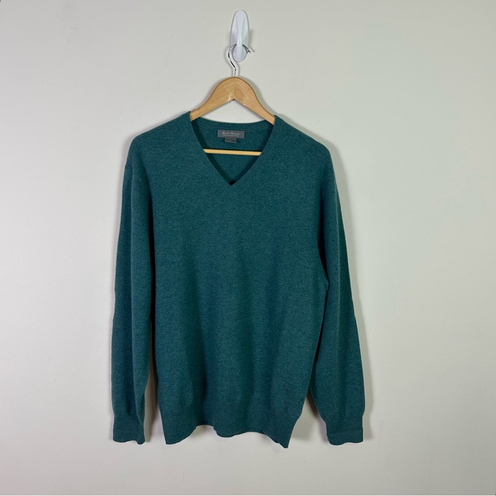 Daniel Cremieux Signature Collection Mens Cashmere V Neck Sweater Size Large